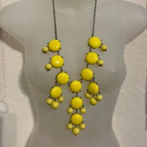 Yellow bubble necklace